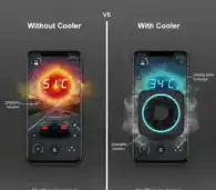 Enhanced cooling for smartphones during gaming sessions.