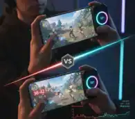 Performance gaming phone with built-in cooling fan to prevent overheating during intense gameplay. Enhances gaming experience by maintaining optimal temperature and performance.