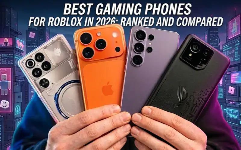 Top gaming smartphones for Roblox in 2026, featuring latest models and specs.