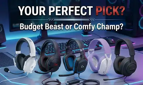 Best gaming headsets under $50 comparison — Razer BlackShark V2 X, HyperX Cloud Stinger 2, Logitech G435