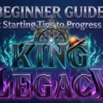 King Legacy beginner guide covering starter fruits, leveling zones, and Dark Leg fighting style for new players