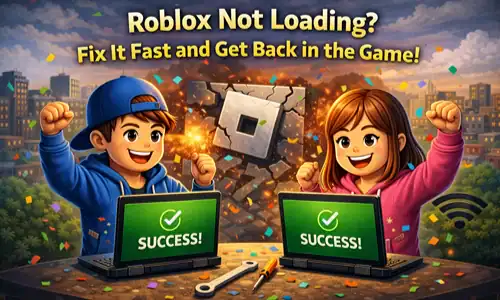 Roblox stuck on loading screen on a Windows PC