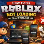 Roblox stuck on loading screen on a Windows PC