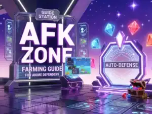 AFK Farm Anime Defenders: Best Maps, Setup & Gem Rates