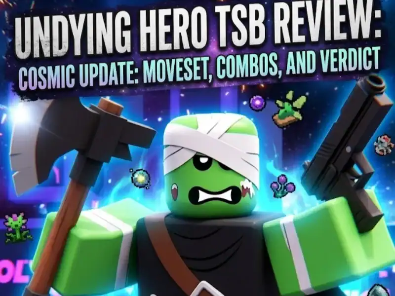 Undying Hero character in The Strongest Battlegrounds Cosmic Update