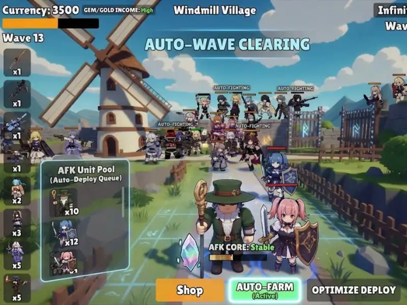 What Is AFK Farming in Anime Defenders