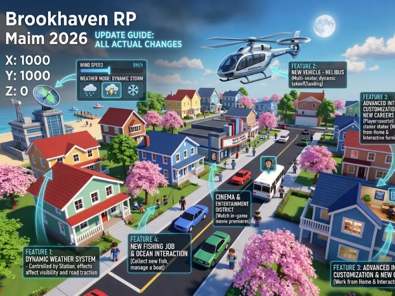 Brookhaven RP New Update Everything That Actually Changed