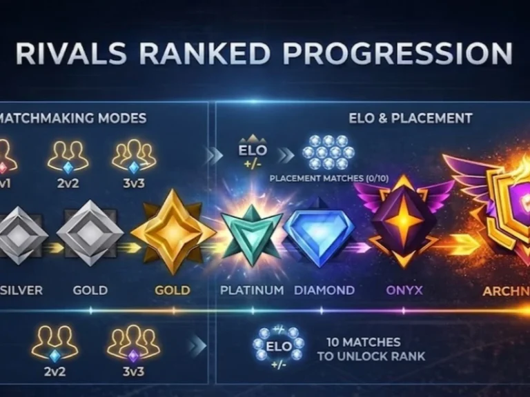 How to Rank Up Fast in RIVALS Roblox: Bronze to Diamond