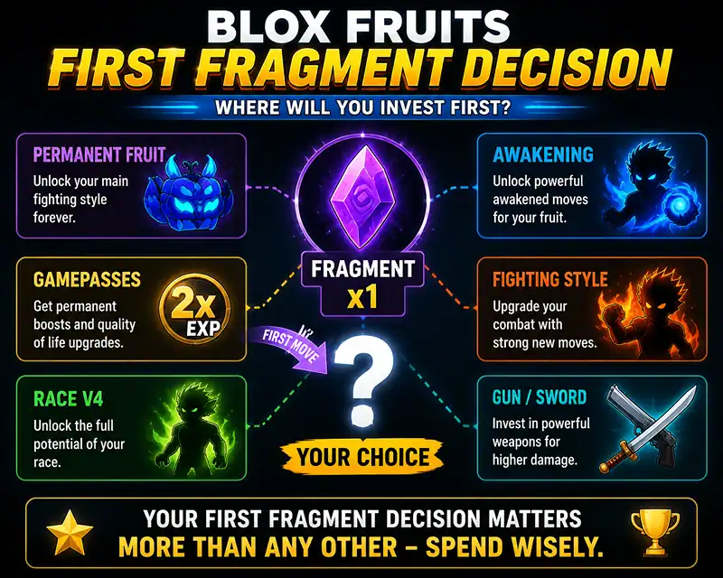 Bossgamerz game fragment decision options for players.